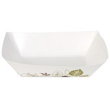 Kant Leek Dixie 2 Lb Polycoated Paper Food Tray, 250 Count, 4 per case