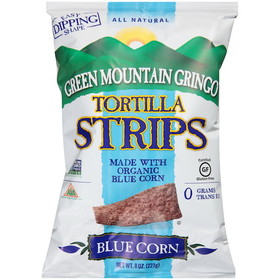 Green Mountain Tortilla Chips Organic Blue, 0.5 Pounds, 12 per case