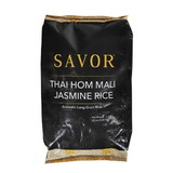 Savor Imports Long Grain Fragrant Jasmine Rice Bag 20 Pounds - 1 Per Case