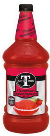 Mr & Mrs T'S Strawberry Daiquiri Margarita Mix 1.75 Liter Per Bottle - 6 Per Case