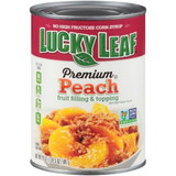 Lucky Leaf Premium Peach Pie Filling, 21 Ounces, 8 per case