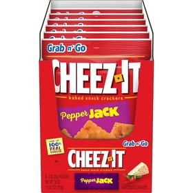 Cheez-It Pepper Jack Crackers 3 Ounces Per Pack - 6 Per Box - 6 Per Case