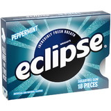 Eclipse Single Serve Peppermint Gum, 18 Piece, 18 per case