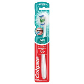 Colgate Adult 360 Fresh 'N Protect 42 Millimeter Full Head Soft Toothbrush 6 Per Pack - 12 Per Case