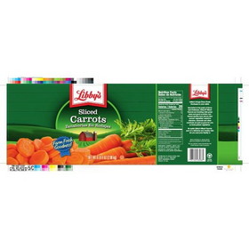 Libby Carrots Sliced Medium Low Sodium 6-105 Ounce