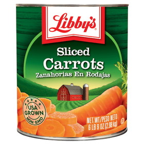 Libby's Libby Carrots Sliced Medium Low Sodium, 105 Ounces, 6 per case