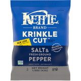 Kettle Krinkle Potato Chip Salt & Pepper 1.5Oz