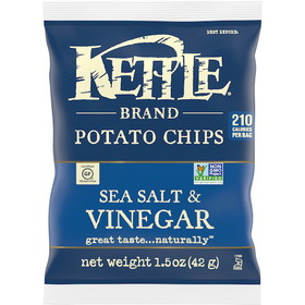 Kettle Potato Chip Sea Salt & Vinegar 1.5Oz