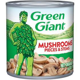 Green Giant Green Giant Vegetable Mushroom Pieces &amp; Stems, 4 Ounces, 24 per case