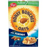 Post Almond Cereal, 18 Ounce, 12 per case