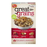 Post Cranberry Almond Crunch Cereal, 14 Ounce, 12 per case