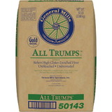 Gold Medal All Trumps Bakers High Gluten Enriched Unbleached Unbromated Flour, 50 Pound, 1 per case