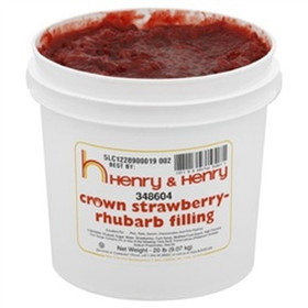 Henry And Henry Filling Strawberry Rhubarb Crown, 20 Pounds, 1 per case