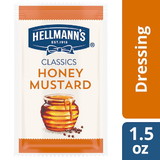 Hellmann's Classics Honey Mustard Salad Dressing, 1.5 Fluid Ounces, 102 per case