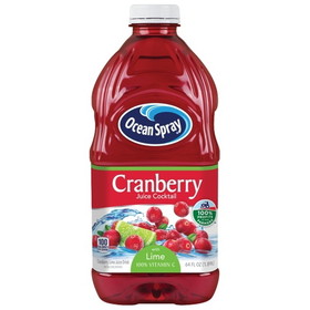 Ocean Spray Cranberry Juice 64 Fluid Ounce Bottles - 8 Per Case