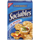 Nabisco Sociables Crackers 7.5 Ounces - 6 Per Case