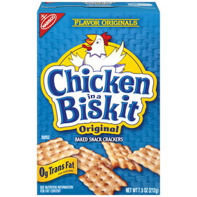 Nabisco Chicken In A Biskit Crackers 7.5 Ounces - 6 Per Case