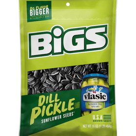 Bigs Dill Pickle Sunflower Seeds, 16 Ounce, 8 per case