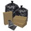 Eco-Strong Can Liner Black Extra Extra Heavy Perforated 33X39, 25 Count, 6 per case, Price/Case