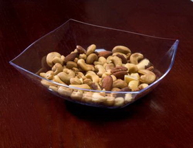Square Bowl Serving 32 Ounce Clear 50-50 Each