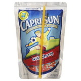 Capri Sun Ready To Drink Fruit Punch Soft Drink 10 Count - 4 Per Case