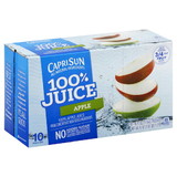 Capri Sun 100% Juice Ready To Drink Apple Juice 60 Fluid Ounce - 4 Per Case