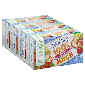 Capri Sun 100% Juice Ready To Drink Berry Juice, 60 Fluid Ounces, 4 per case