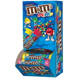 M&M'S Milk Chocolate M&M Mini Tubes 1.08 Ounces Per Pack - 24 Per Box - 12 Packs Per Case