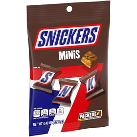 Snickers Minis Chocolate Candy, 4.4 Ounces, 12 per case
