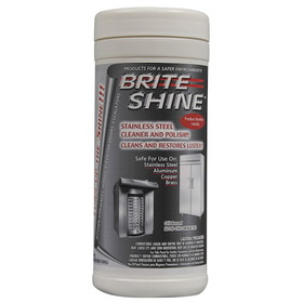 Brite Shine Bright Shine Wipes, 40 Count, 6 per case