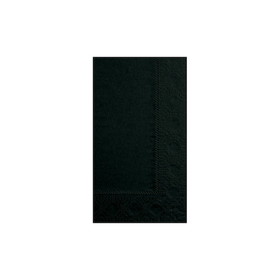 Hoffmaster 15 Inch X 17 Inch 2 Ply 1/8 Fold Paper Black Dinner Napkin, 125 Each, 8 per case