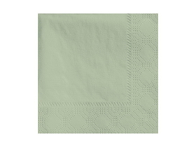 Napkin Beverage Soft Sage 9.5X9.5 2 Ply 1/4 Fold