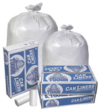 Can Liner White Star 60 Gallon Perforated Roll 10-10 Count