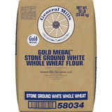 Gold Medal Stone Ground White Whole Wheat Flour, 50 Pounds, 1 per case