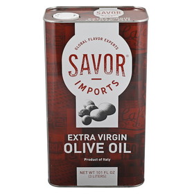 Savor Imports Extra Virgin Olive Oil Sicilian, 101 Ounce, 4 per case