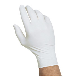 Valugards White Nitrile Powder Free Medium Glove, 100 Each, 10 per case