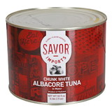 Savor Imports Tuna Albacore In Water, 66.5 Ounce, 6 per case