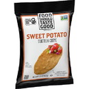 Food Should Taste Good Sweet Potato Oval Tortilla Chips 1.5 Ounce Bag - 24 Per Pack