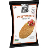 Food Should Taste Good Sweet Potato Oval Tortilla Chips 5.5 Ounce Bag - 12 Per Pack
