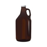 Libbey 64 Ounce Amber Growler With Lid, 6 Each, 1 Per Case