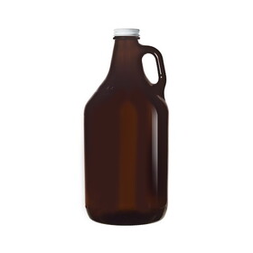 Libbey 64 Ounce Amber Growler With Lid, 6 Each, 1 Per Case