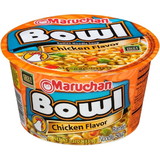 Maruchan Chicken Flavor Ramen Noodle Soup, 3.31 Ounces Per Bowl - 6 Per Case
