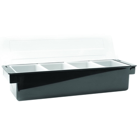 Tablecraft 103 4 Compartment Holder 1.5 Pt Bk