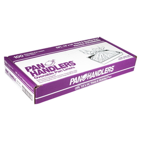 Handgards 19 Inch X 14 Inch Third And Quarter Size Ovenable Nylon Pan Liner 100 Per Pack - 1 Per Case