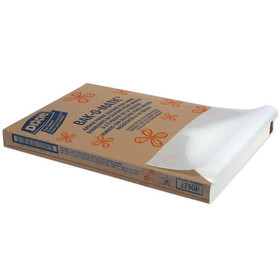Dixie 24.38 Inch X 16.38 Inch Orange Label Grease Proof White Parchment Pan Liner, 1000 Count, 1 per case
