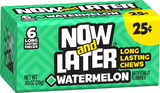 Now & Later Watermelon Chews, 0.93 Ounce, 24 per box, 12 per case