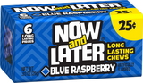 Now & Later Blue Raspberry Chews, 0.93 Ounces, 12 per case