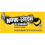 Now & Later Banana Chews, 0.93 Ounce, 12 per case