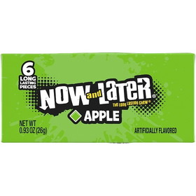 Now &amp; Later Apple Chews, 0.93 Ounce, 12 per case