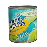 Lovin' Spoonfuls Pear Slices Light Syrup, 104 Ounces, 6 per case